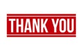 Thank You Rubber Stamp. Red Thank You Rubber Grunge Stamp Seal Vector Illustration - Vector