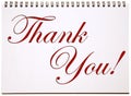 Thank You Sign Royalty Free Stock Photo
