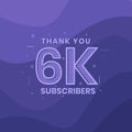 Thank you 6000 subscribers, 6k subscribers celebration
