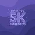 Thank you 5000 subscribers 5k subscribers celebration