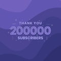 Thank you 200000 subscribers 200k subscribers celebration