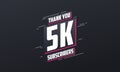 Thank you 5000 subscribers 5k subscribers celebration