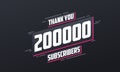 Thank you 200000 subscribers, 200k subscribers celebration