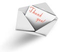 Thank you mail folder letter message send receive - 3d rendering