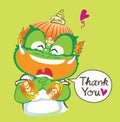 Thank you very much Thai giant cartoon acting character design