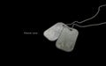 Thank You Veterans Day Old Dog Tags Chain