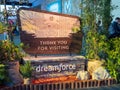 Thank you for visiting Dreamforce National Park sign inside Salesforce Dreamforce conference