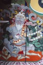 Thanka painting of Tibetan Buddhist guardian Royalty Free Stock Photo