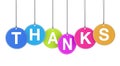 Thanks Concept On Tags Royalty Free Stock Photo