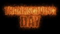 Thanks giving day text, 3d rendering backdrop, computer generating, can be used for holidays festive design