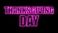 Thanks giving day text, 3d rendering backdrop, computer generating, can be used for holidays festive design