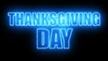 Thanks giving day text, 3d rendering backdrop, computer generating, can be used for holidays festive design