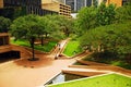 Thanks Giving Square, a peaceful oasis in downtown Dallas, Texas