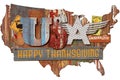 Thanksgiving American Folk Art Sign