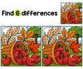 Thanksgiving Basket Apple Find The Differences