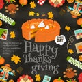 Thanksgiving card Royalty Free Stock Photo