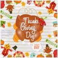 Thanksgiving card Royalty Free Stock Photo