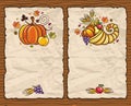 Thanksgiving cards 1 Royalty Free Stock Photo