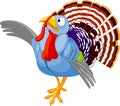 Thanksgiving Cartoon Turkey presenting