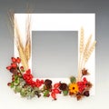 Thanksgiving Day Autumn Harvest Festival Background Border