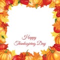 Thanksgiving Day Greeting Card Royalty Free Stock Photo