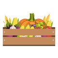 Thanksgiving day icons set Royalty Free Stock Photo