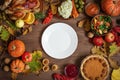 Thanksgiving dinner background Royalty Free Stock Photo