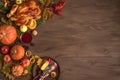 Thanksgiving dinner background Royalty Free Stock Photo