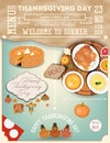 Thanksgiving Dinner Menu Card