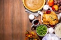 Thanksgiving family party dinner table Royalty Free Stock Photo