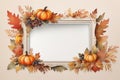 Thanksgiving Frame Enhancement: Sticker with Style and Variety