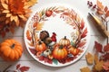 Thanksgiving Frame Enhancement: Sticker with Style and Variety