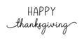 Thanksgiving. Give thanks hand drawn lettering for Thanksgiving Day