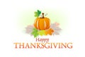 Thanksgiving greetings card vector image