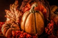 Thanksgiving Harvest Background Royalty Free Stock Photo