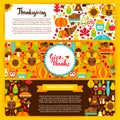 Thanksgiving Horizontal Banners