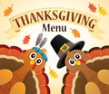 Thanksgiving menu theme image 6 Royalty Free Stock Photo