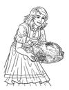 Thanksgiving Mother Serving Turkey Isolated Adults