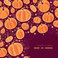 Thanksgiving pumpkins corner decor pattern