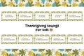 Thanksgiving sayings for kids. Positive quotes for children on Thanksgiving.