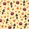 Thanksgiving seamless wallpaper