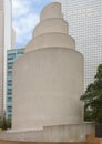 `Thanksgiving Square Chapel` by artist Philp Johnson on Pacific Avenue in downtown Dallas, Texas.