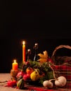 Thanksgiving Still Life Royalty Free Stock Photo