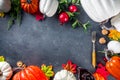 Thanksgiving Table setting Background Royalty Free Stock Photo