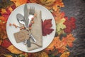 Thanksgiving Table Setting