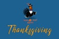 Thanksgiving turkey cute icon cartoon