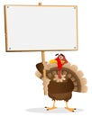 Thanksgiving Turkey Sign Royalty Free Stock Photo
