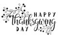 Thanksgiving typography