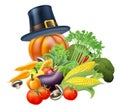 Thanksgiving vegatables illustration