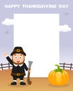 Thanksgiving Vertical Frame Pilgrim Man